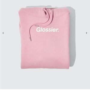 Glossier Original Pink Hoodie